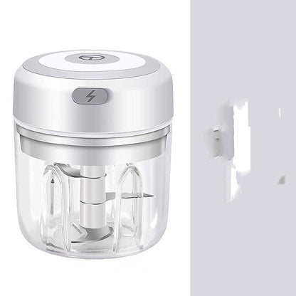 Mini Electric Garlic Chopper USB Charging Ginger Masher Machine Sturdy Durable Chili Vegetable Crusher Kitchen Tool