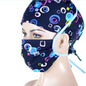 Double-layer printed lace surgical cap