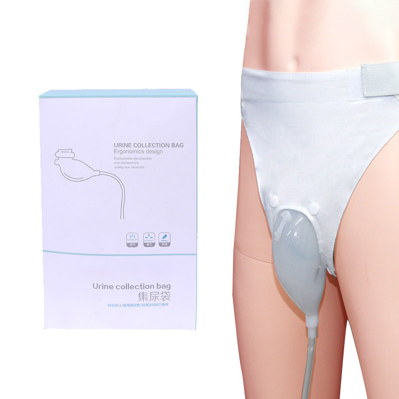 Silicone Breathable Elderly Connection Urine Bag Soft Non-side Leakage Type Catheter