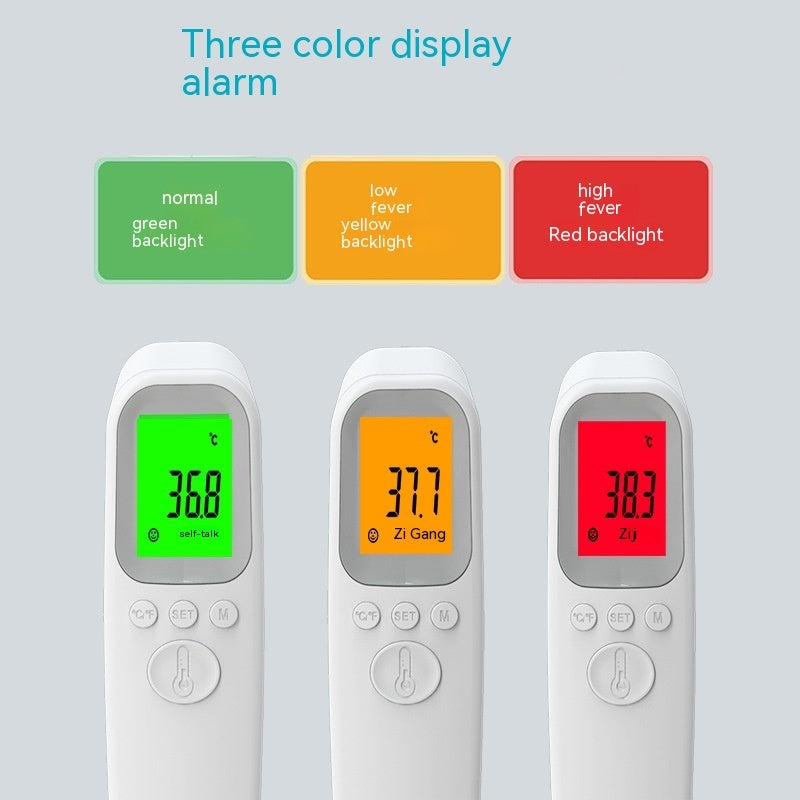 Plate Forehead Temperature Gun Handheld Non-contact Household