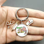 Medical Staff Syringe Stethoscope Keychain