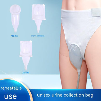 Silicone Breathable Elderly Connection Urine Bag Soft Non-side Leakage Type Catheter