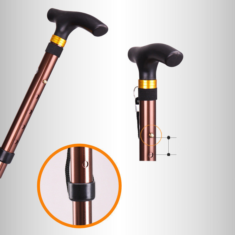 Lightweight Folding Portable Aluminum Alloy Crutch