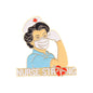 Medical Series Alloy Brooch Refueling Female Nurse