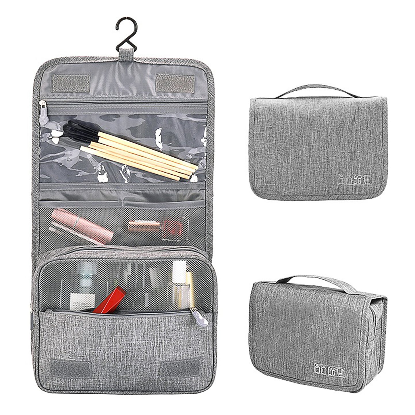 Travel Hanging Toiletry Bag Travel Kit Shaving Bag Waterproof Large Makeup Bag Wash Bag Makeup Organizer Cosmetic Case Puffy Makeup Cosmetic Bag Organizer, Carry-on Travel Accessories